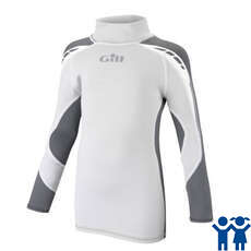 Gill Junior Sport UV Long Sleeve Rash Vest - Silver Grey/Ash Gill Junior Sport UV Long Sleeve Rash Vest - Silver Grey/Ash
