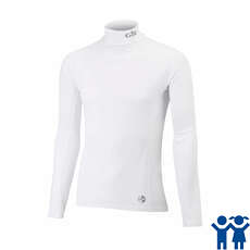 Gill Junior UV Long Sleeve Rash Vest - White