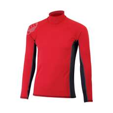 Gill Mens Long Sleeve Pro Rash Vest - Red