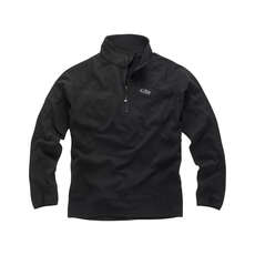 Gill Mens Thermogrid Zip Neck - Black Gill Mens Thermogrid Zip Neck - Black