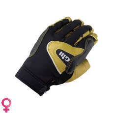 Gill Pro Long Finger Sailing Gloves - Black/Grey