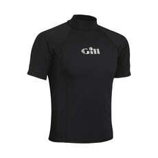 Gill UV Short Sleeves Rash Vest - Black Gill UV Short Sleeves Rash Vest - Black
