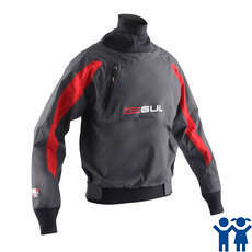 Gul BALLISTIC Junior Dry Top  - Grey/Red