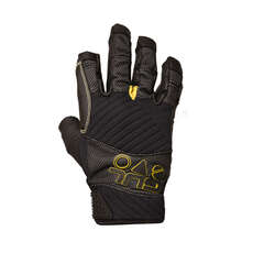 Gul Junior Evo Pro Three Finger Sailing Gloves 2023 - Black