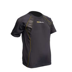 Gul Junior Evolite Thermal Short Sleeve Top - Black Gul Junior Evolite Thermal Short Sleeve Top - Black
