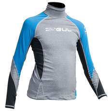 Gul Junior Flatlock Long Sleeve Rashguard - Marl/Crip