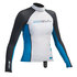 Gul Junior Long Sleeve Rashguard - White/Crip