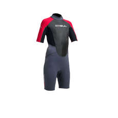 Gul Junior Response 3/2mm Flatlock T2 Shorty Wetsuit - Graph/Red Gul Junior Response 3/2mm Flatlock T2 Shorty Wetsuit - Graph/Red