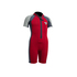 Gul Junior Seaspray 3/2mm FZ T2 Shorty Wetsuit 2023 - Red/Grey