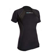 Gul Ladies Evolite FL Thermal Short Sleeve Top - Black