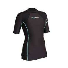 Gul Ladies Evotherm FL Thermal Short Sleeve Top - Black