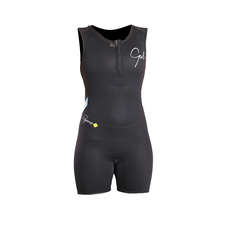 Gul Ladies Response 3/2mm FL Short Jane Wetsuit - Black/Lines