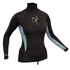 Gul Ladies Swami Long Sleeve Rashvest - Black/Lines