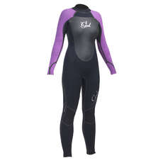 Gul Profile 5/3mm Blind Stitch Womens Steamer Wetsuit 2014 - Black/Iris Gul Profile 5/3mm Blind Stitch Womens Steamer Wetsuit 2014 - Black/Iris