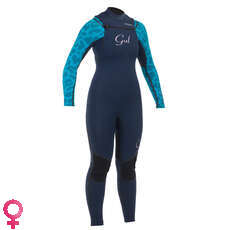 Gul Womens PROFILE CZ 3/2mm Blindstitch wetsuit - Blue/Turquoise Gul Womens PROFILE CZ 3/2mm Blindstitch wetsuit - Blue/Turquoise