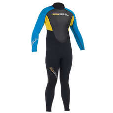 Gul RESPONSE 3/2mm Flatlock Steamer Wetsuit - Black/Electric Blue Gul RESPONSE 3/2mm Flatlock Steamer Wetsuit - Black/Electric Blue