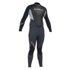 Gul RESPONSE 3/2mm Flatlock Steamer Wetsuit - Graphite/Silver