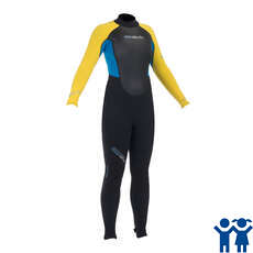 Gul Junior RESPONSE 3/2mm Steamer Wetsuit - Black/Sunshine