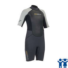 Gul Junior RESPONSE 3/2mm Summer Shorty Wetsuit - Graphite/Silver