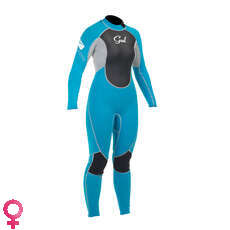 Gul Womens RESPONSE 3/2mm Steamer Wetsuit - Turquoise/Silver Gul Womens RESPONSE 3/2mm Steamer Wetsuit - Turquoise/Silver