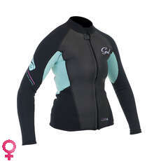 Gul Womens RESPONSE 3mm Flatlock Bolero - Black/Glacier Gul Womens RESPONSE 3mm Flatlock Bolero - Black/Glacier