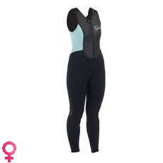 Gul Womens RESPONSE 3mm Flatlock Long Jane Wetsuit - Black/Glacier Gul Womens RESPONSE 3mm Flatlock Long Jane Wetsuit - Black/Glacier