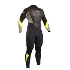 Gul Response 4/3mm BS Wetsuit - Black/Lime