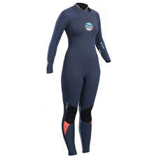 Gul Ladies Response FX 3/2mm BS Wetsuit - Blue/Lines