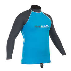 Gul Riva Mens Long Sleeve Rashguard  - Crip/Gunmetal