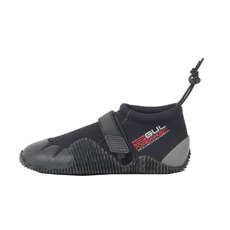 Gul Strapped Power Slippers 3mm Wetsuit Shoes - Black/Grey