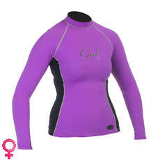 Gul SWAMI Womens Long Sleeve Rashguard - Iris/Black