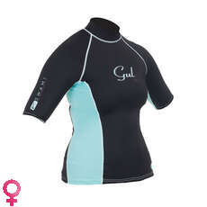 Gul SWAMI Womens Short Sleeve Rashguard - Black/Glacier Gul SWAMI Womens Short Sleeve Rashguard - Black/Glacier
