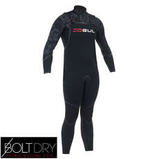 Gul VIPER 3/2mm Blindstitch Steamer Wetsuit  - Black