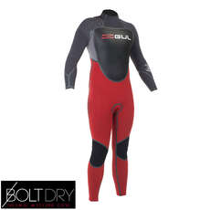 Gul VORTEX 3/2mm Blindstitch Steamer Wetsuit  - Red/Gunmetal