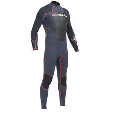 Gul VORTEX 5/3mm Blind Stitch Mens Steamer Wetsuit 2014 - Black/Graphite