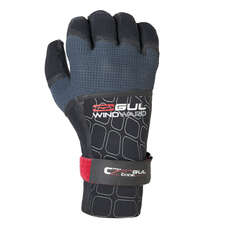 Gul WINDWARD Sailing Gloves 1.5mm 2015 - Grey/Black Gul WINDWARD Sailing Gloves 1.5mm 2015 - Grey/Black