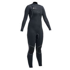 Gul Women Viper 3/2 Blindstitched Chest Zip Wetsuit  - Black