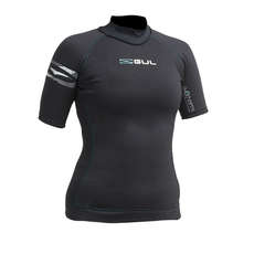 Gul Womens Evotherm Short Sleeve Rashguard - Black Gul Womens Evotherm Short Sleeve Rashguard - Black