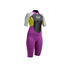 Gul Womens Response 3/2mm Flatlock Shorty Wetsuit - Mulberry/Grey