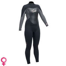 Gul Womens Response 4/3mm Blindstitched Wetsuit - Black/Marl