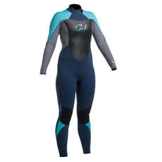 Gul Womens Response 4/3mm Blindstitched Wetsuit - Navy/Marl