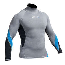 Gul Xola Flatlock Long Sleeve Rashguard - Marl/Black Gul Xola Flatlock Long Sleeve Rashguard - Marl/Black
