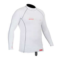 Gul XOLA Mens Long Sleeve Rashguard - White Gul XOLA Mens Long Sleeve Rashguard - White