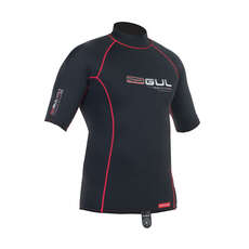 Gul XOLA Mens Short Sleeve Rashguard - Black Gul XOLA Mens Short Sleeve Rashguard - Black