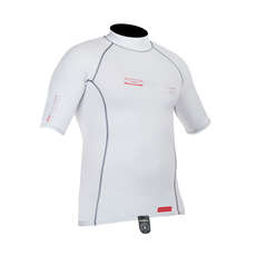 Gul XOLA Mens Short Sleeve Rashguard - White Gul XOLA Mens Short Sleeve Rashguard - White