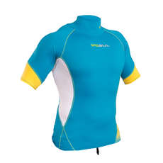 Gul Xola Short Sleeve Rashvest - Crip/White
