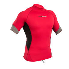 Gul Xola Short Sleeve Rashvest - Red/Black