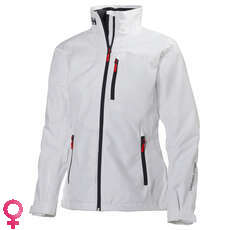 Helly Hansen Womens Crew Midlayer Jacket - White Helly Hansen Womens Crew Midlayer Jacket - White
