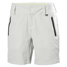 Helly Hansen Womens Crewline Shorts - Grey Fog