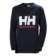 Helly Hansen Womens HH Logo Crew Sweatshirt - Navy